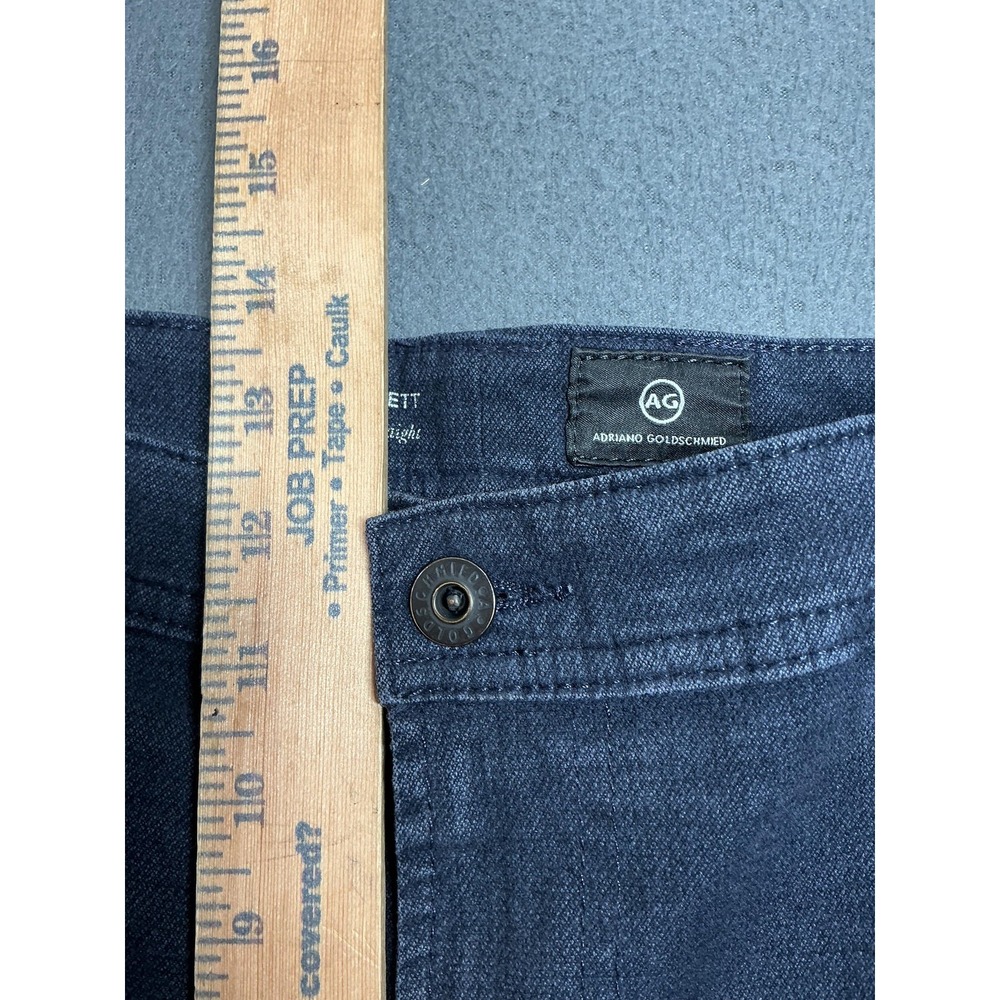 AG Adriano Goldschmied Jeans Mens 36x34 Gray Everett Slim Straight Dark Wash - Picture 7 of 12